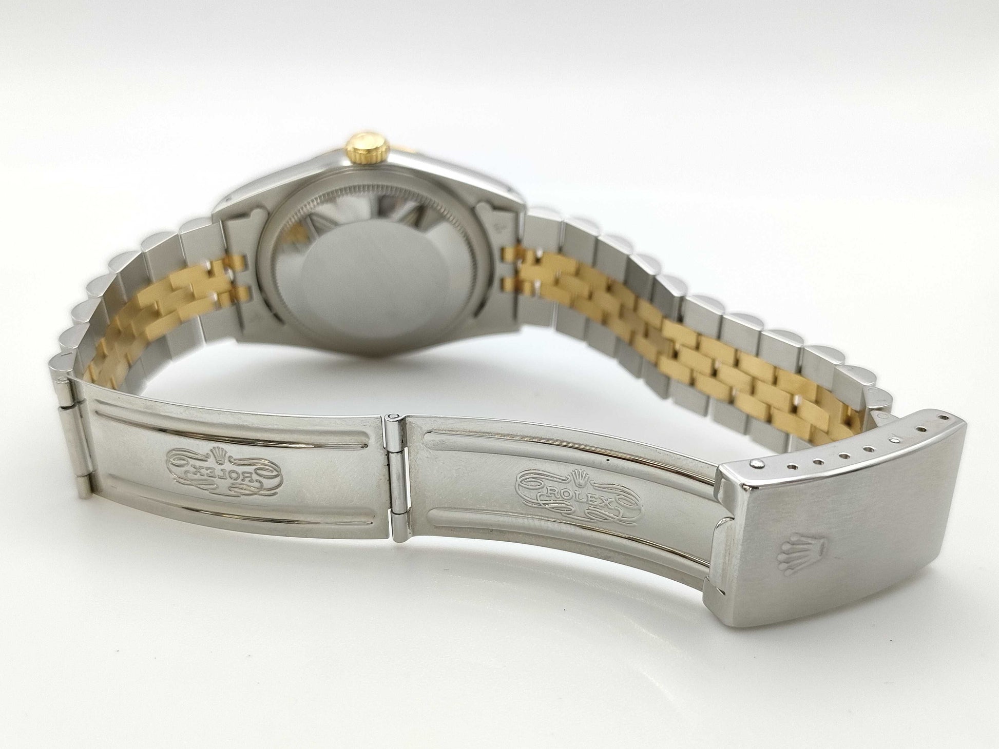 ROLEX 16233G L953697 Black Dial Men's Watch