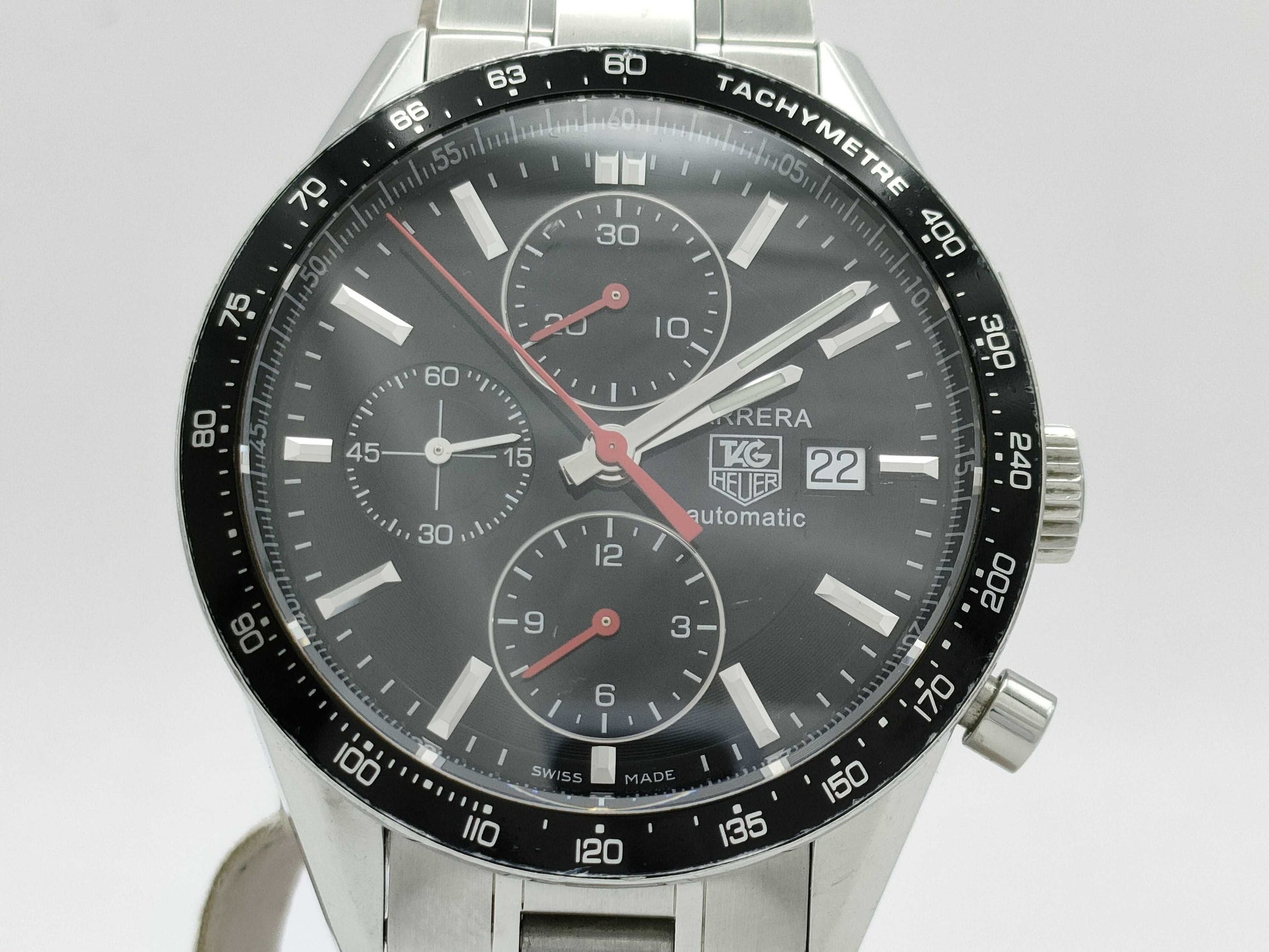 TAG Heuer Carrera CV2014 LA1995 Automatic Black Dial Men's Watch