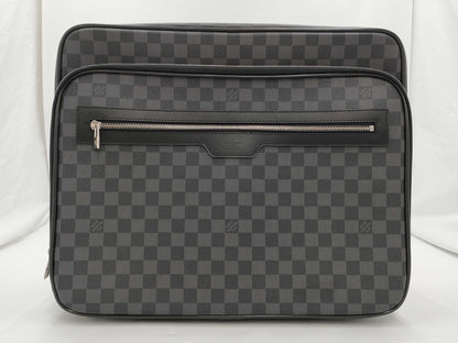 LOUIS VUITTON Damier Graff Pilot Case Trunk Carry-on Bag