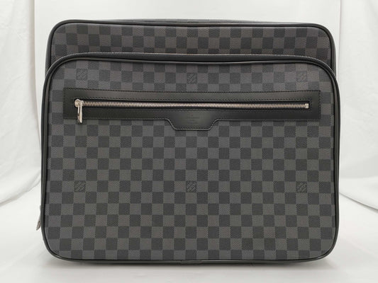 LOUIS VUITTON Damier Graff Pilot Case Trunk Carry-on Bag
