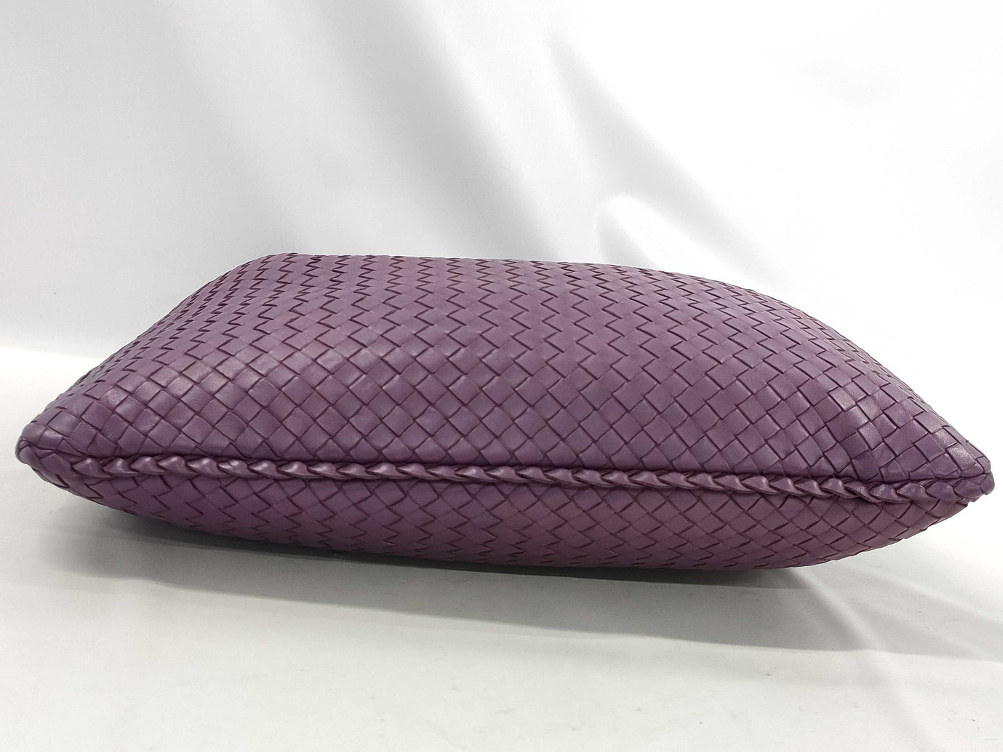 BOTTEGA VENETA Intrecciato Leather Purple Handbag