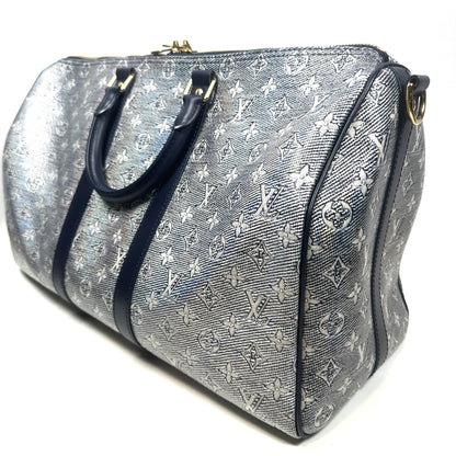 LOUIS VUITTON Lamé Keepall Bandouliere 45 Shoulder Bag/Handbag Monogram Laminated Jacquard M22923 Boston Bag