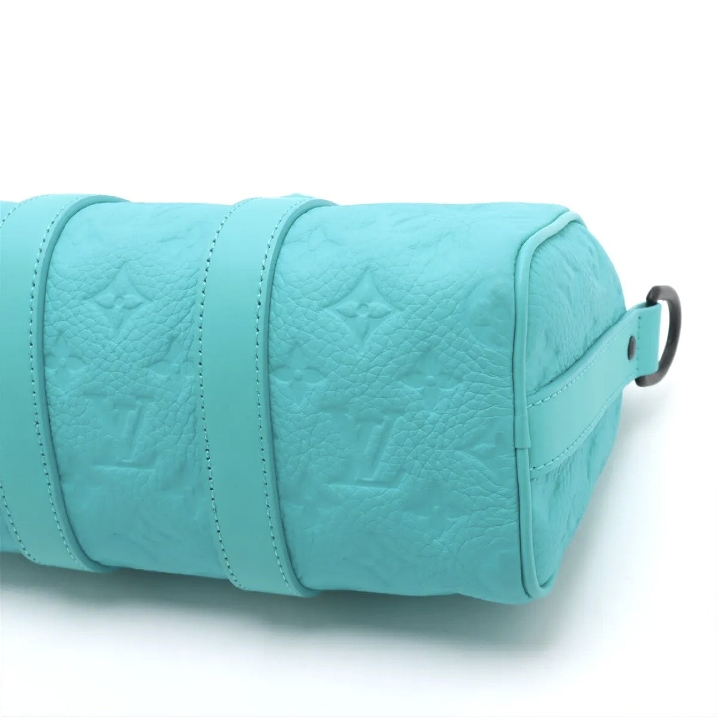 LOUIS VUITTON Keepall Bandouliere 25 Shoulder Bag/Handbag Monogram Empreinte Taurillon Blue M11996 Boston Bag