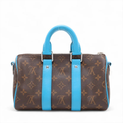 LOUIS VUITTON Keepall Bandouliere 25 Shoulder Bag/Handbag Monogram LV Colormania Brown/Blue M12609 Boston Bag
