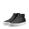 CHROME HEARTS MID TOP Mid-top Dagger-embellished Side Gore Slip-on High-top Sneakers, Size 39, Black Leather