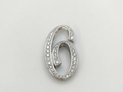 Yukizaki NOMBRE D1.09ct K18WG 9.7g Pendant Top 