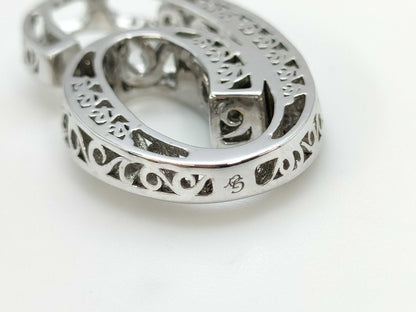 Yukizaki NOMBRE D1.09ct K18WG 9.7g Pendant Top 