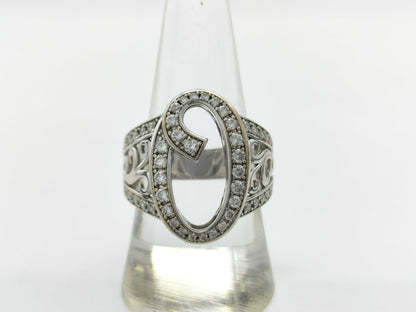 Yukizaki NOMBRE D1.01ct K18WG 11.9g Ring 