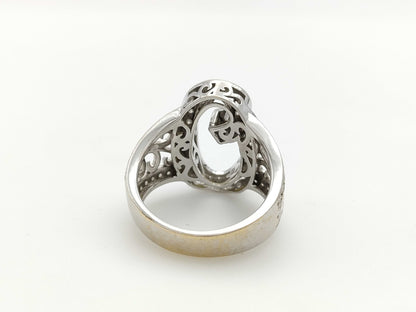 Yukizaki NOMBRE D1.01ct K18WG 11.9g Ring 