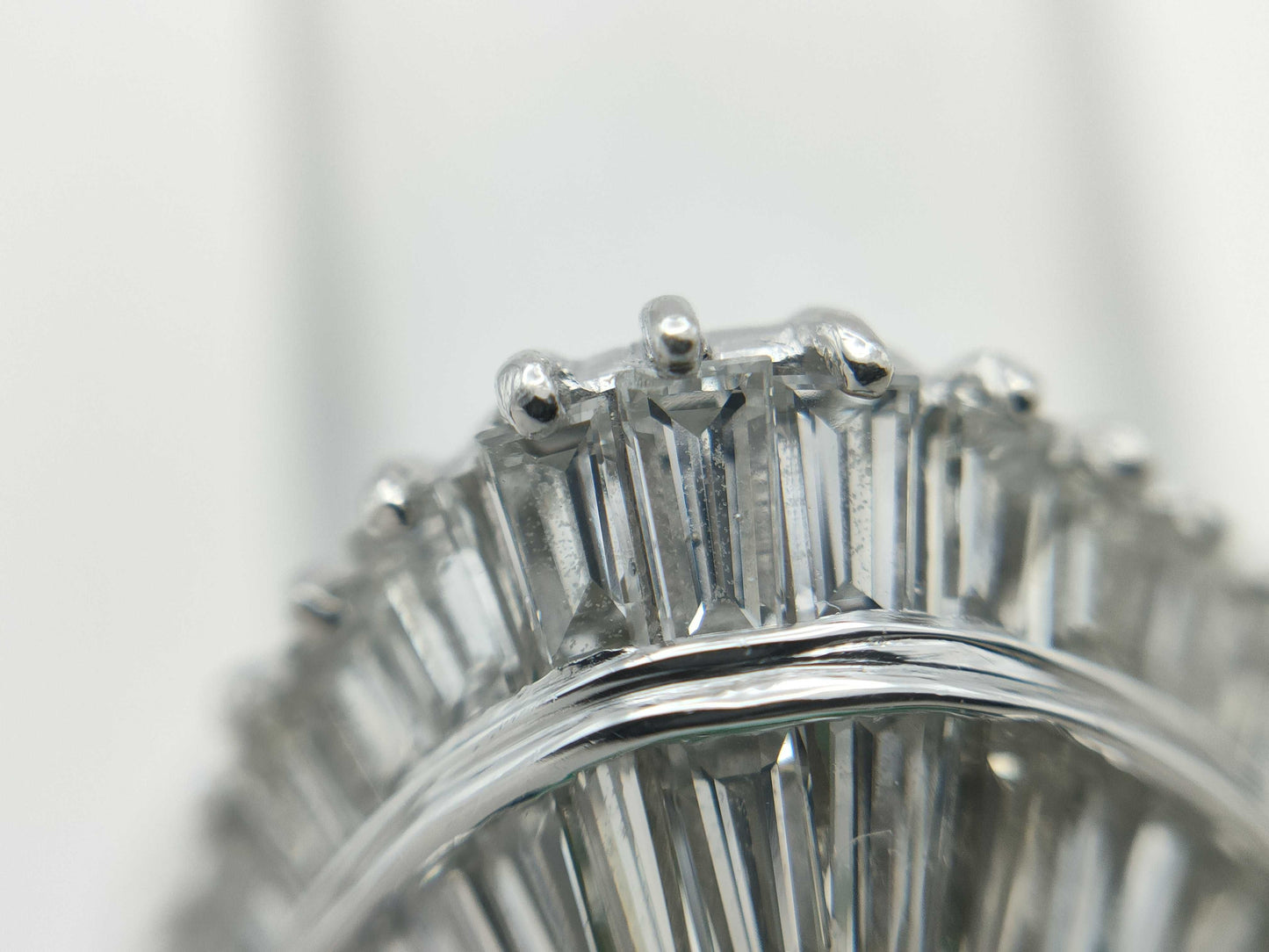 E5.54ct D2.50ct PT900 12.7g Ring 