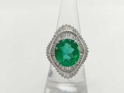 E5.54ct D2.50ct PT900 12.7g Ring 