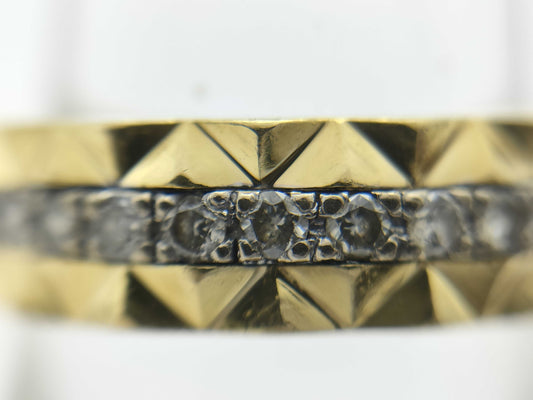 D0.20ct K18/K18WG 3.3g Ring 