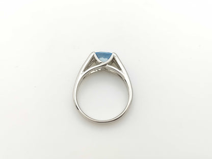 AQ1.20ct D0.13ct PT900 7.8g Ring 