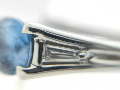 AQ1.20ct D0.13ct PT900 7.8g Ring 