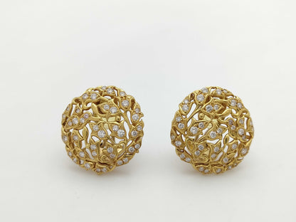 Queen D0.50ct D0.50ct K18 10.8g Earrings