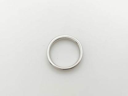 D0.33ct Half Eternity K18WG 3.8g Ring 