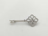 D0.33ct K18WG 4.7g Brooch 