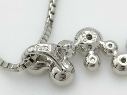 AX0.43ct D0.06ct PT900/850 6.2g Necklace 