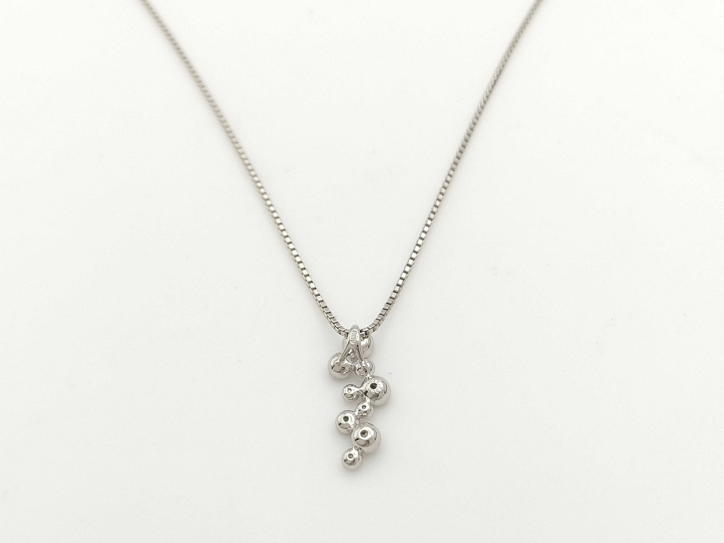 AX0.43ct D0.06ct PT900/850 6.2g Necklace 