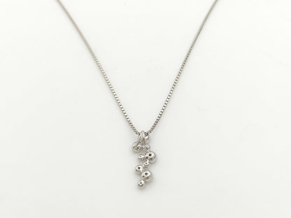AX0.43ct D0.06ct PT900/850 6.2g Necklace 