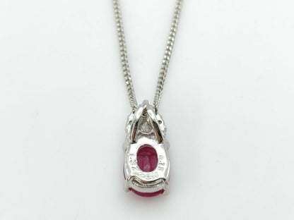 R1.32ct D0.16ct PT900/850 3.9g Necklace 