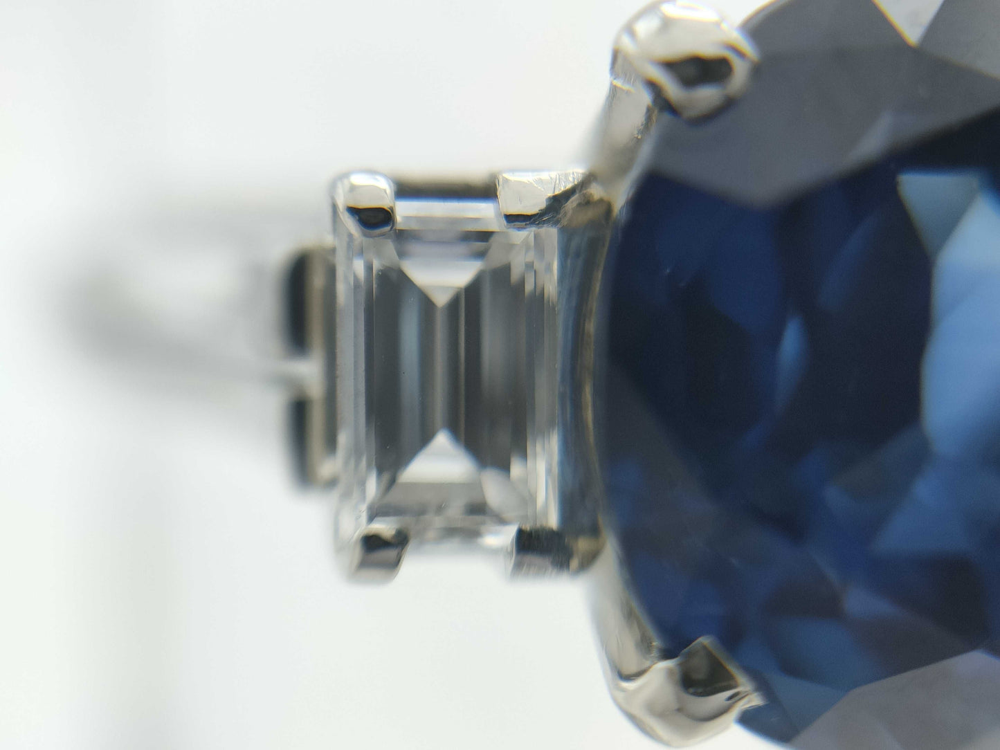 S3.45ct Diamond PT900 5.4g Ring 