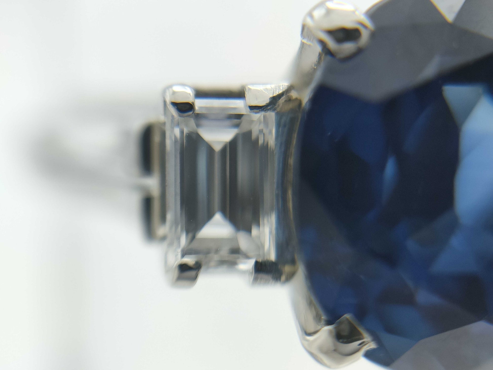 S3.45ct Diamond PT900 5.4g Ring 