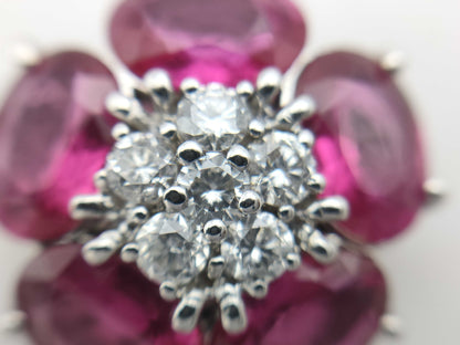 R2.34ct D0.22ct K18WG 2.3g Pendant Top 