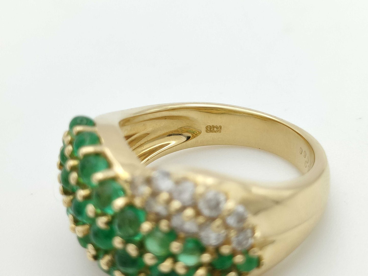 E1.69ct D0.66ct K18 9.5g Ring 