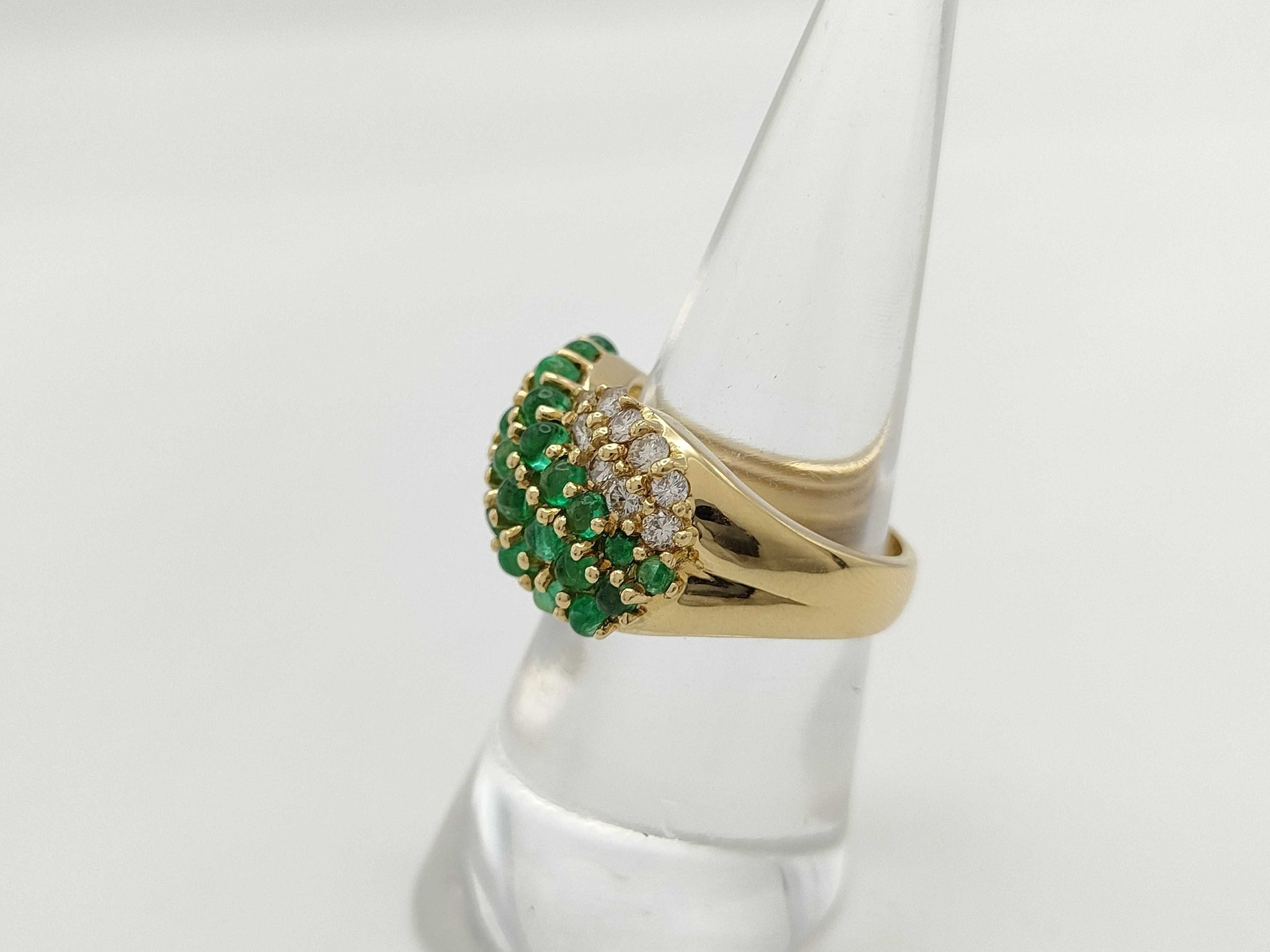 E1.69ct D0.66ct K18 9.5g Ring 