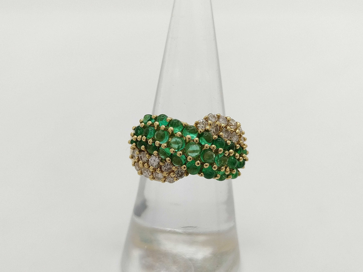 E1.69ct D0.66ct K18 9.5g Ring 