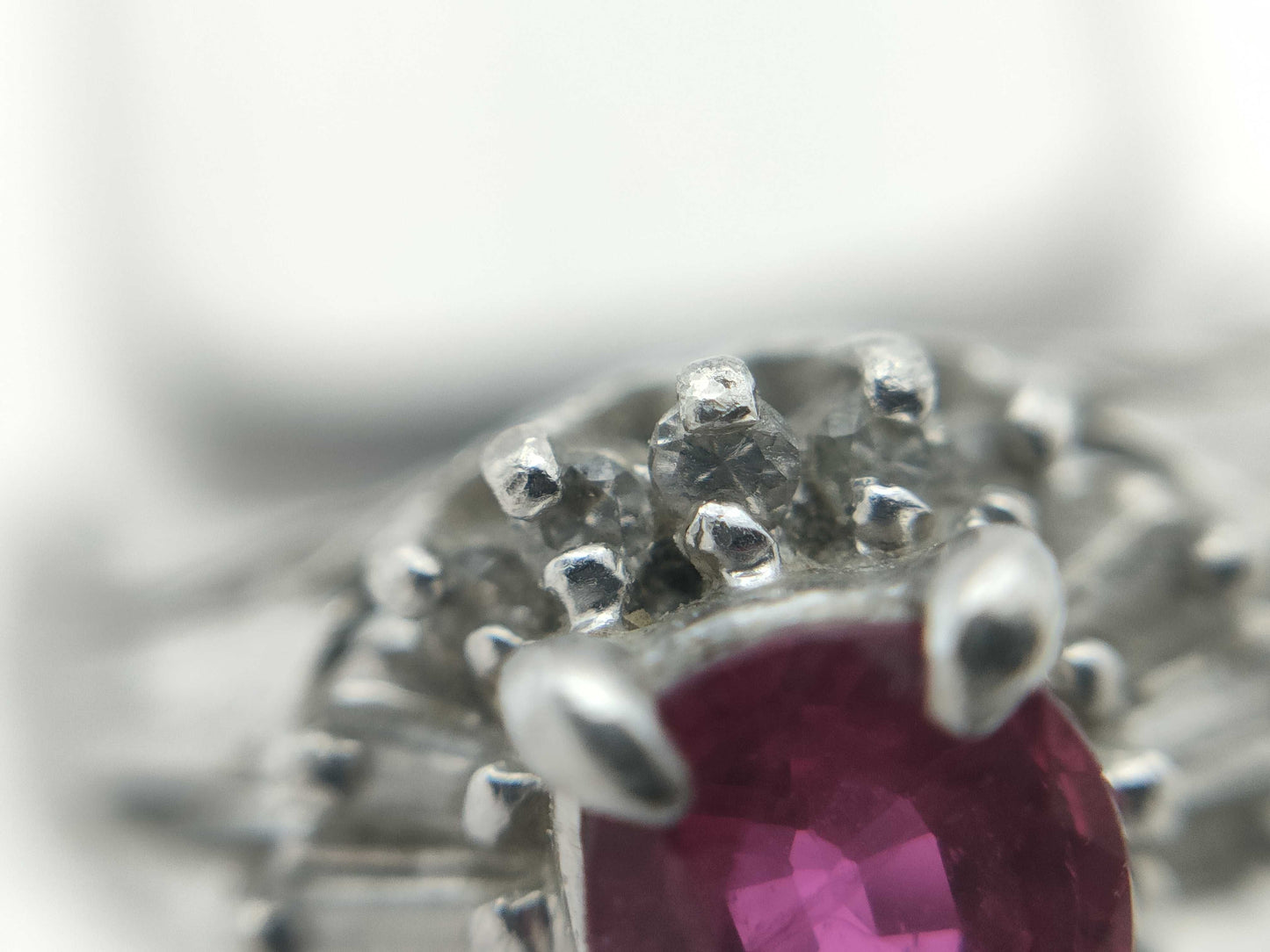 R0.53ct D0.20ct PT900 4.6g Ring 