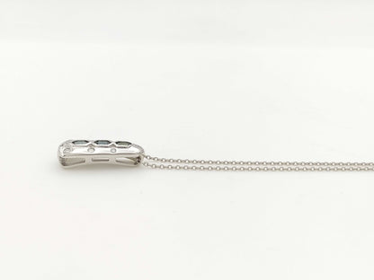 AX0.50ct D0.20ct PT900/850 7.3g Necklace 