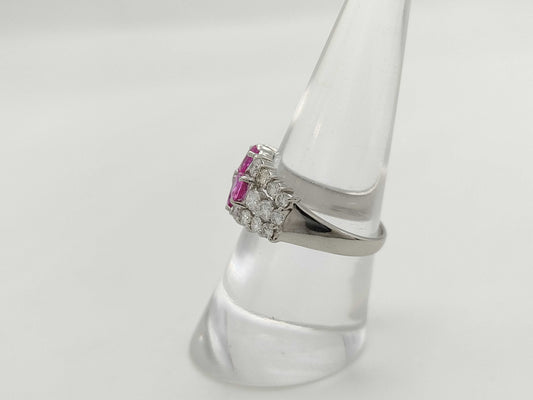 PS1.10ct D0.88ct PT900 6.3g Ring 