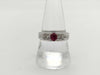 R0.54ct D0.30ct K18WG 4.7g Ring 