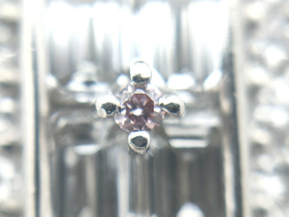 K.dion PD0.009ct D0.60ct D0.29ct PT900/850 7.0g Necklace 