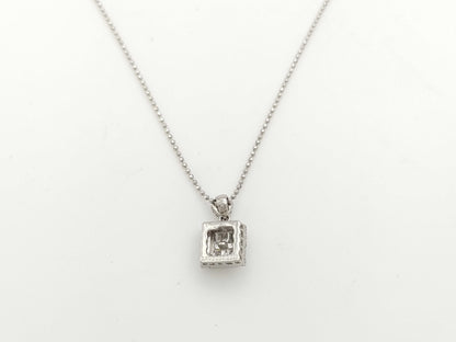 K.dion PD0.009ct D0.60ct D0.29ct PT900/850 7.0g Necklace 