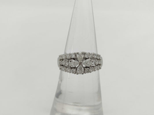 D0.42ct D0.51ct PT900 6.6g Ring 