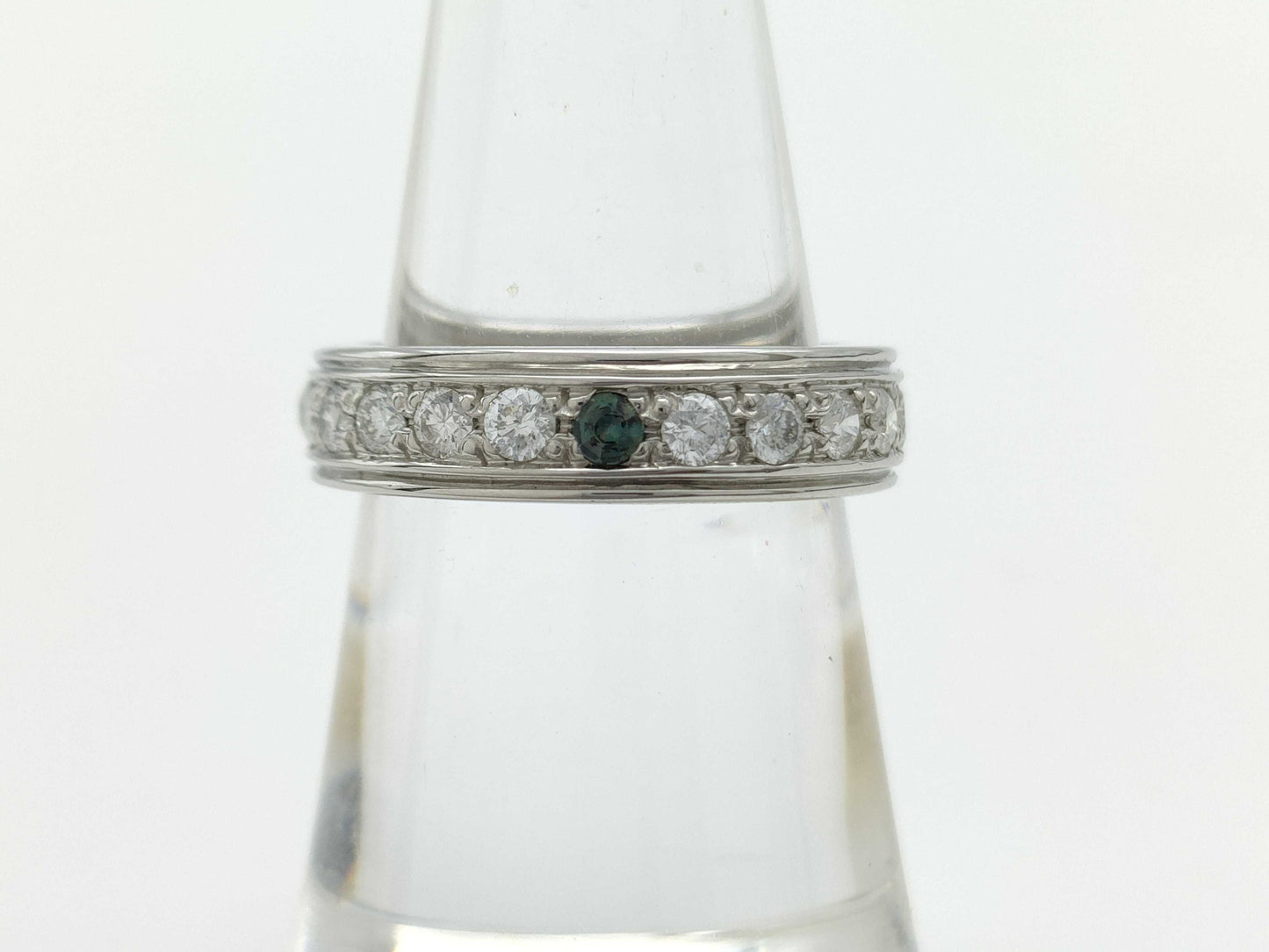 AX0.05ct D0.60ct Flueternity PT900 7.7g Ring 