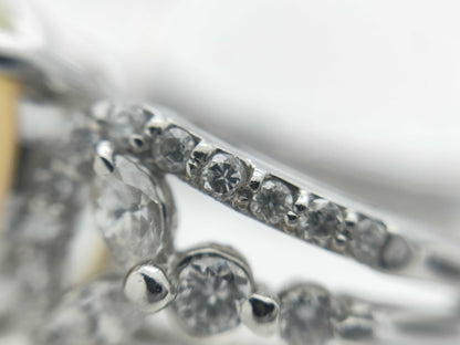 OP2.54ct D0.60ct PT900 7.8g Ring 