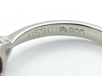 R0.530ct D0.16ct PT900 3.2g Ring 