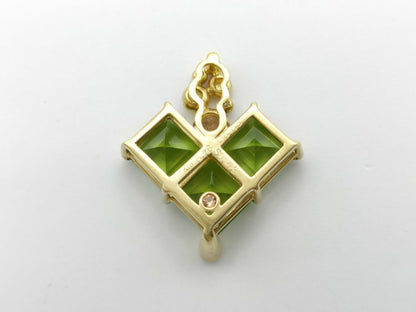 PE8.78ct S0.43ct D0.08ct K18 6.9g Pendant Top 