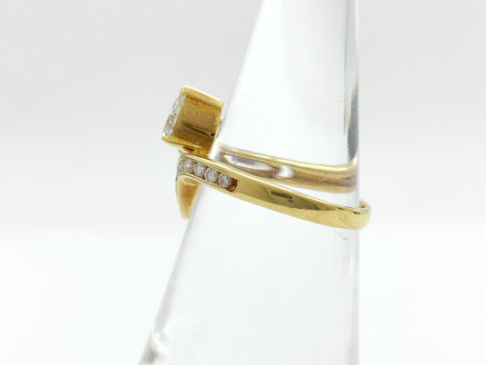 D0.63ct D0.23ct K18 3.5g Ring 
