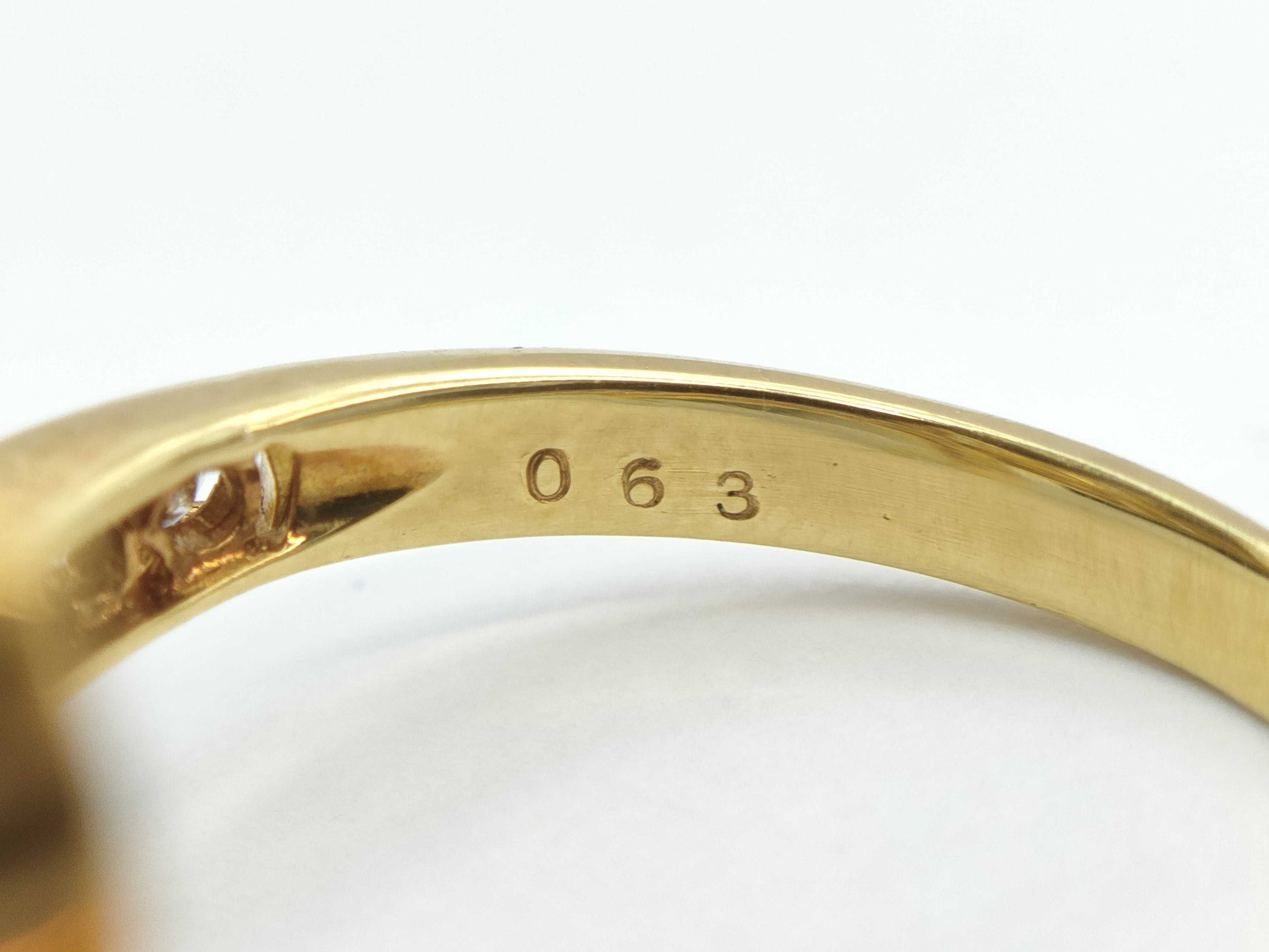 D0.63ct D0.23ct K18 3.5g Ring 
