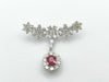 R0.58ct D1.50ct PT900 4.0g Pendant Top 