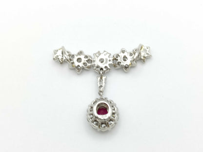 R0.58ct D1.50ct PT900 4.0g Pendant Top 