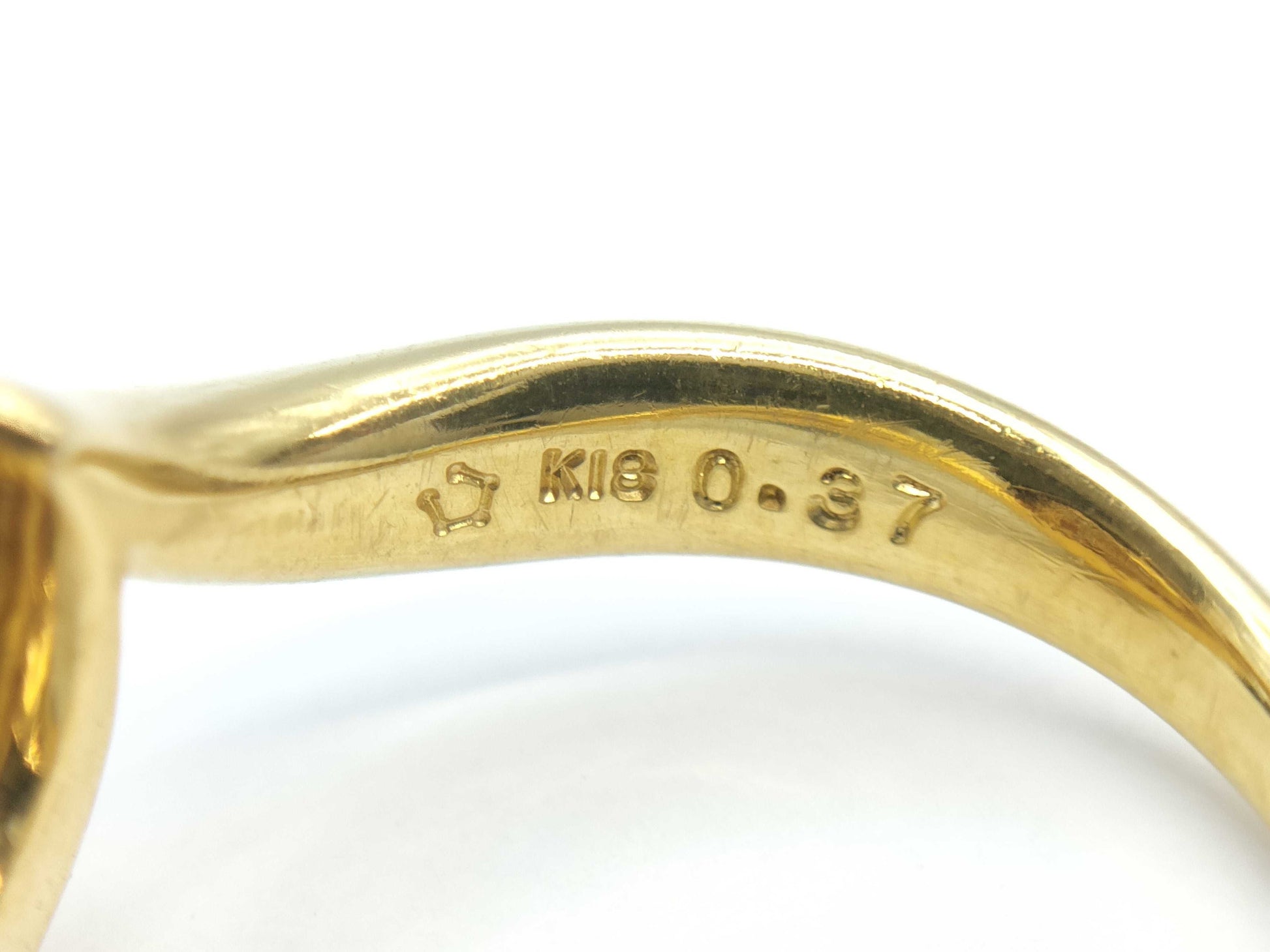 Star Sand D0.37ct K18 7.5g Ring 