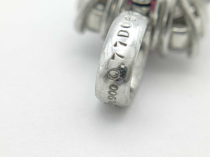 R0.77ct D0.66ct PT900 2.6g Pendant Top 