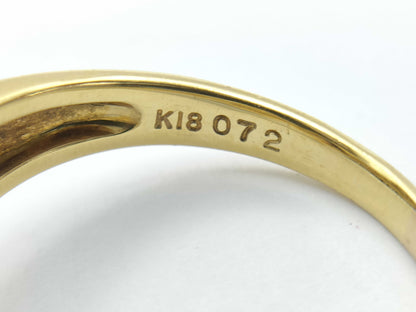 S0.72ct D0.81ct K18 4.4g Ring 
