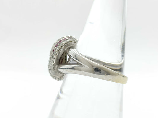 R1.45ct D0.65ct K18WG 7.5g Ring 